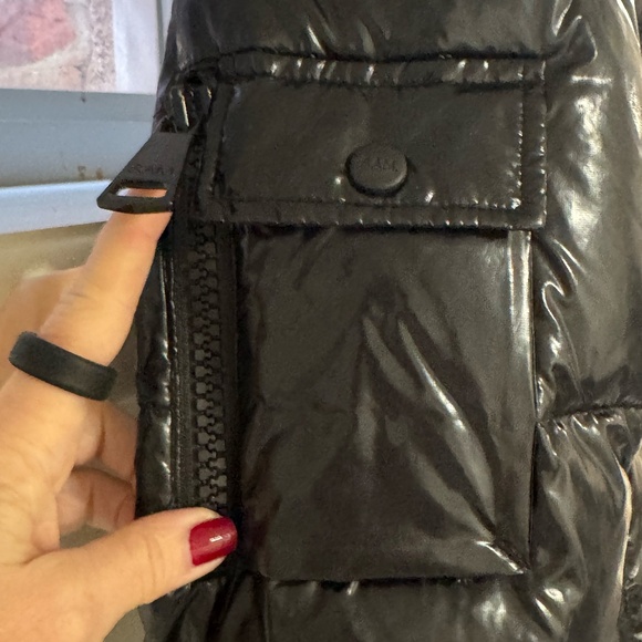 SAM Women's Freestyle Bomber/Puffer Jacket Jet Black Size Large - Picture 4 of 16